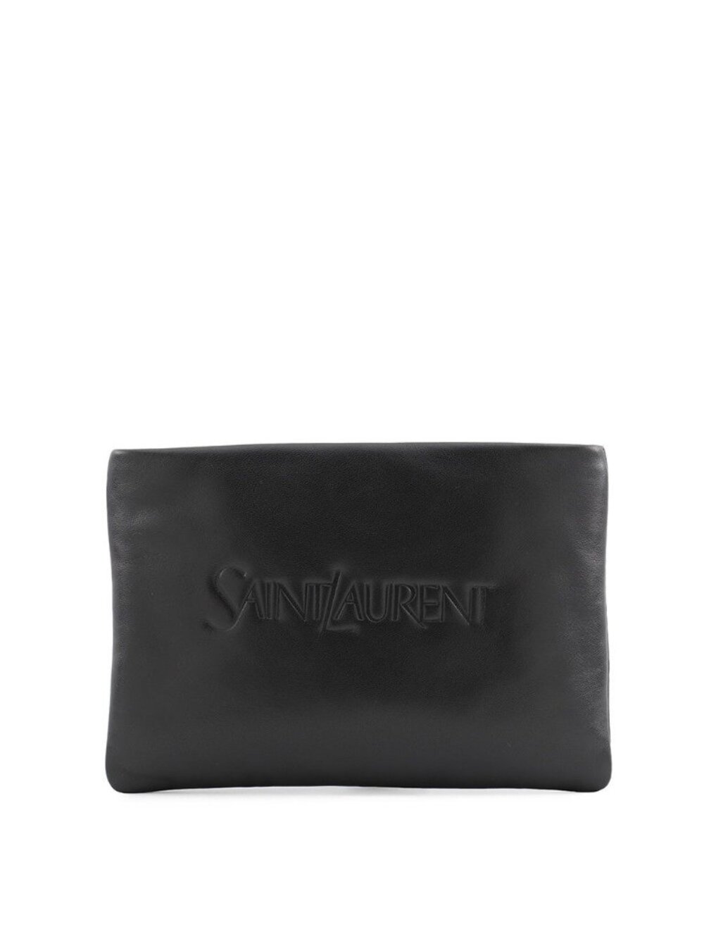Saint Laurent Paris Pouch Puffy Small Case Black
